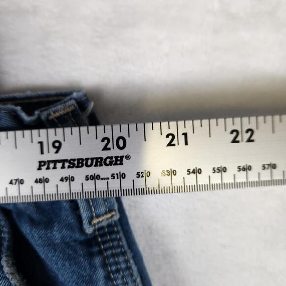 Carhartt FR Flame Resistant Jeans 40x32 Workwear Utility Denim Distress Repair - Picture 5 of 11